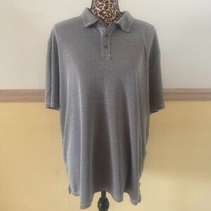 Tommy Bahama Men's Gray Soft Collared Polo Shirt Size‎ XL H21